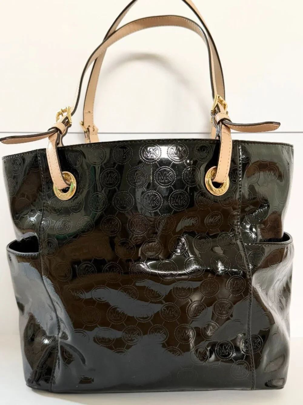 Michael Kors Jet Set Patent Leather Tote